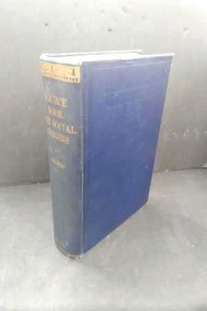 Source Book For Social Origins image number 0