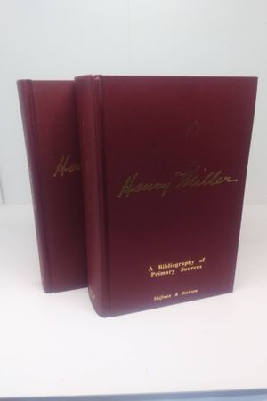 Henry Miller: A Bibliography of Primary Sources  image number 0