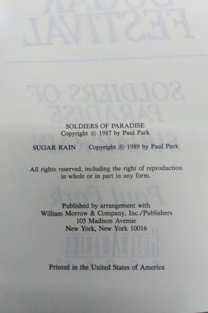 The Sugar Festival: Soldiers of Paradise; Sugar Rain (BCE) image number 2
