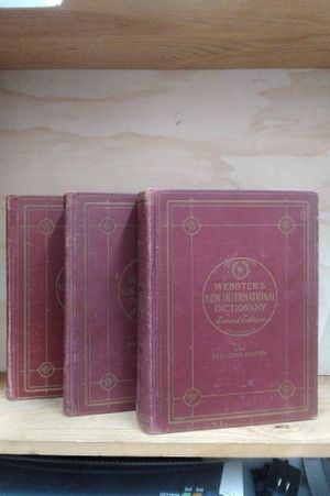 Webster's New International Dictionary Set image number 0