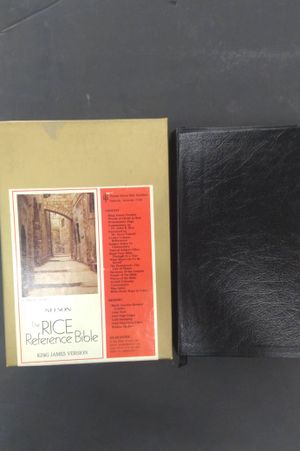 Holy Bible: Rice Reference Edition (King James Version) image number 0