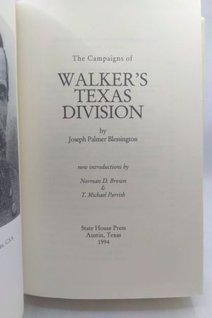 The Campaigns of Walker's Texas Division image number 1