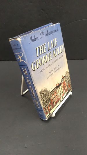 John Marquand THE LATE GEORGE APLEY Modern Library c 1940 image number 1