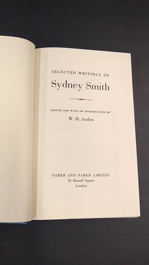 The Selected Writings of Sydney Smith image number 1