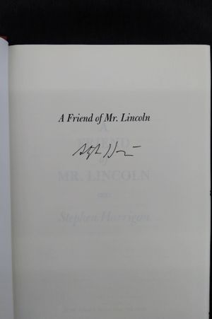 A Friend of Mr. Lincoln: A novel image number 1