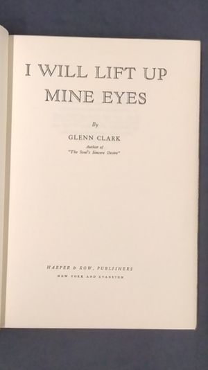 I Will Lift Up Mine Eyes image number 1