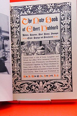 The Notebook of Elbert Hubbard image number 2