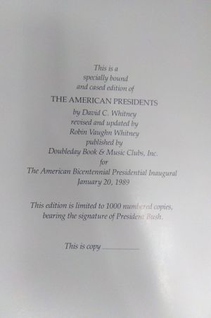 The American Presidents: The American Bicentennial Presidential Inaugural Edition image number 1