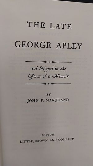 The Late George Apley image number 1