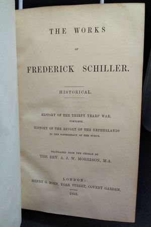 The Works of Frederick Schiller ; Historical  image number 1