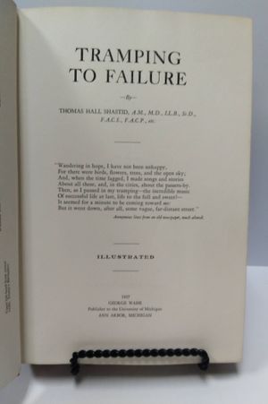 Tramping to Failure, An Autobiography image number 2