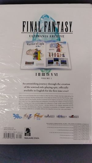 Final Fantasy Ultimania Archive Volume 1 image number 1