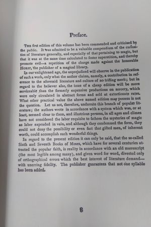 The Sixth & Seventh Books of Moses or Moses image number 1
