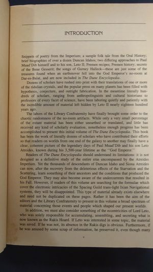 The Dune Encyclopedia: The Complete, Authorized Guide and Companion to Frank Herbert's Masterpiece of the Imagination image number 2
