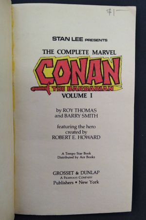 Conan the Barbarian: Volume 1 image number 1