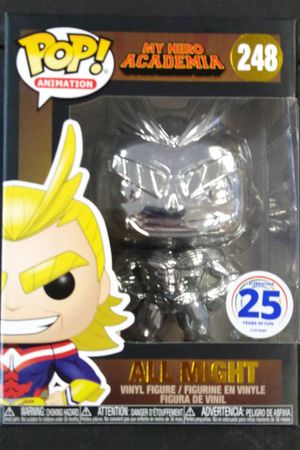 Funko Pop!e All Might (Silver-Chrome) My Hero Academia image number 0