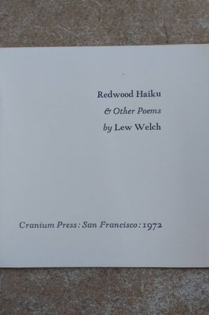 Redwood Haiku & Other Poems image number 1
