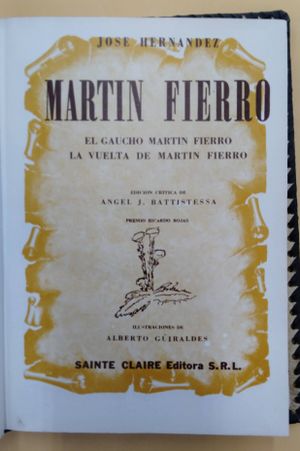 Mart&iacute;n Fierro image number 1
