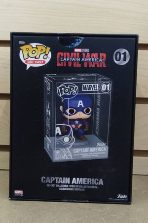 Funko POP! Marvel Die-Cast Captain America #01 image number 1