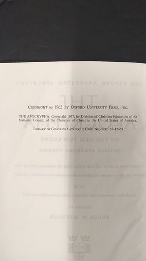 The Oxford Annotated Apocrypha image number 2