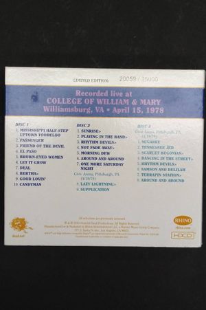 Dave's Picks, Volume 37 image number 2