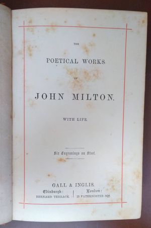 The Complete Poetical Works of John Milton image number 2