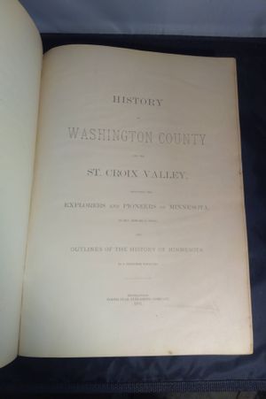 History of Washington County and the St. Croix Valley image number 1
