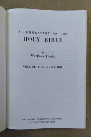 Matthew Poole's Commentary on the Holy Bible image number 2
