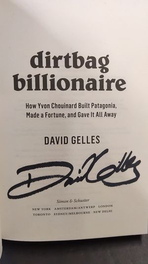 Dirtbag Billionaire: How Yvon Chouinard Built Patagonia, Made a Fortune, and Gave It All Away image number 1