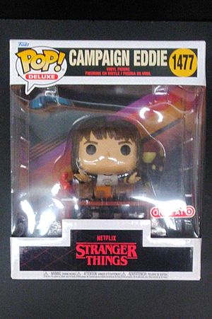 Pop! Deluxe: Stranger Things - Campaign Eddie (Target Exclusive) 1477 image number 0