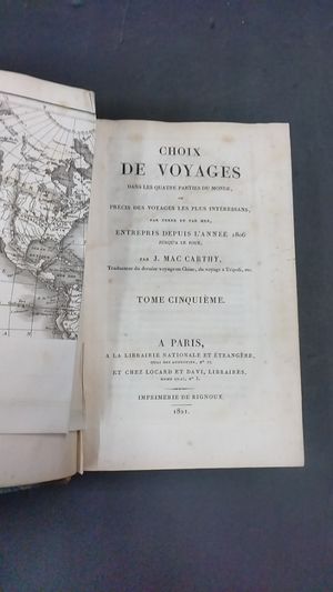 Choix de Voyages dans les quatre parties du mone image number 0