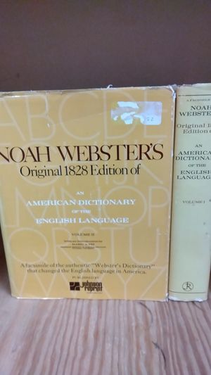 Noah Webster's Original 1828 Edition of an American Dictionary image number 2
