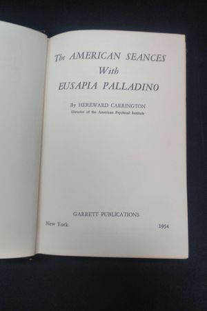 The American Seances With Eusapia Palladino image number 1
