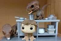 Funko POP! Moment: Jurassic Park: Tim Murphy with Velociraptors #1198