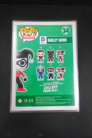 Funko Pop Heroes #34 - Harley Quinn (Conquest Comics Exclusive Metallic Finish) image number 1