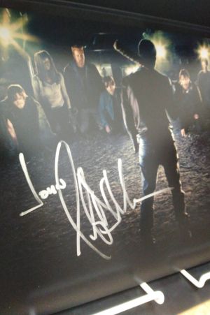 Jeffrey Dead Morgan Signed Walking Dead Print image number 0