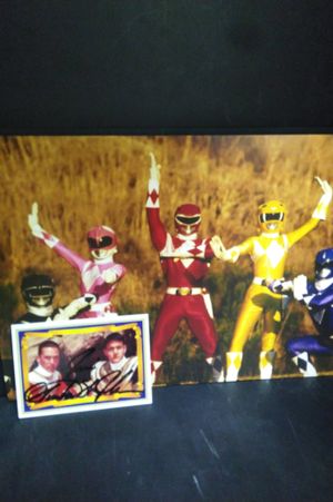 Austin St. John Mighty Morphin Power Rangers Card and Print image number 0