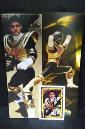 Austin St. John Mighty Morphin Power Rangers Card and Print image number 0