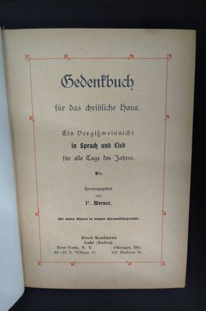 Gedenkbuch f&uuml;r das christliche Haus image number 2