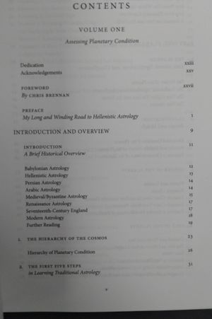 Ancient Astrology in Theory and Practice: A Manual of Traditional Techniques, Volume I: Assessing Planetary Condition image number 2