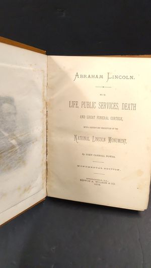 Abraham Lincoln, His Life, Public Services, Death image number 1