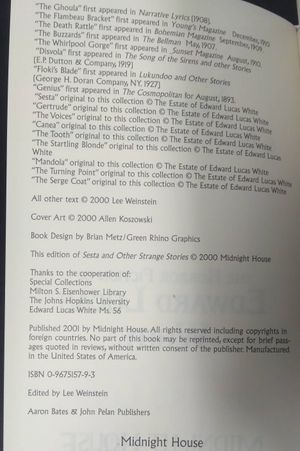 Sesta and Other Strange Stories image number 2