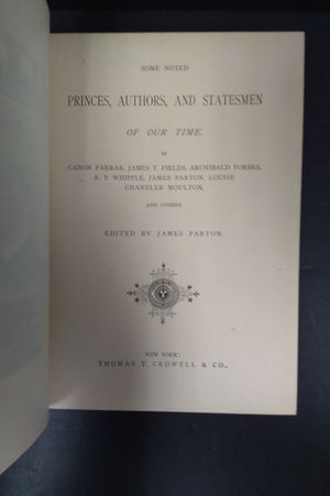 Some Noted Princes, Authors, and Statesmen of Our Time image number 2