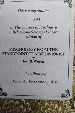Psychology From The Standpoint Of A Behaviorist image number 1
