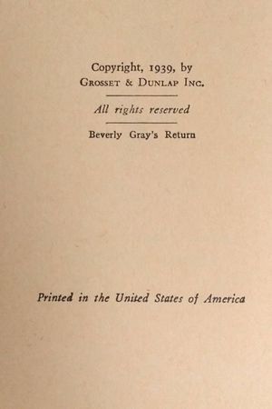 Beverly Gray's Return image number 2