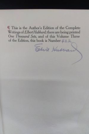 The Complete Writings of Elbert Hubbard Vol. 3 image number 1