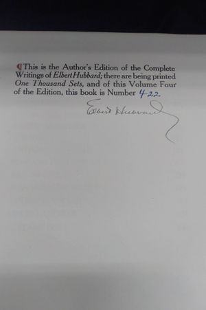The Complete Writings of Elbert Hubbard Vol 4 image number 1