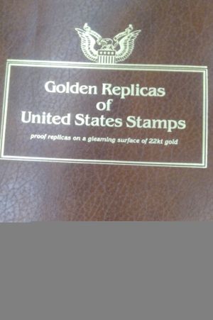 Golden Replicas of United States Stamps image number 0