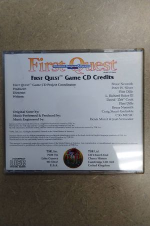 First Quest/Audio Cd Game (Advanced Dungeons & Dragons 2nd Edition) image number 1