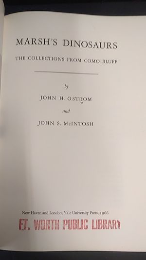 Marsh's Dinosaurs: The Collections from Como Bluff image number 1